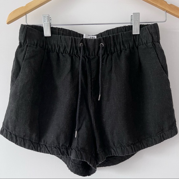 Linen Black Shorts Brand New Vero Moda Small - Picture 11 of 14